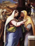 Sebastiano del Piombo La Visitation oil